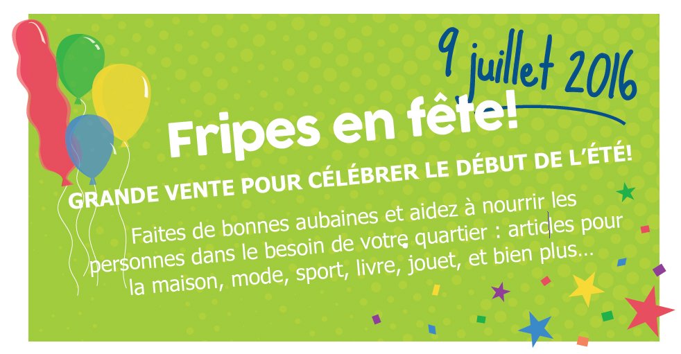 Fripes en fête !