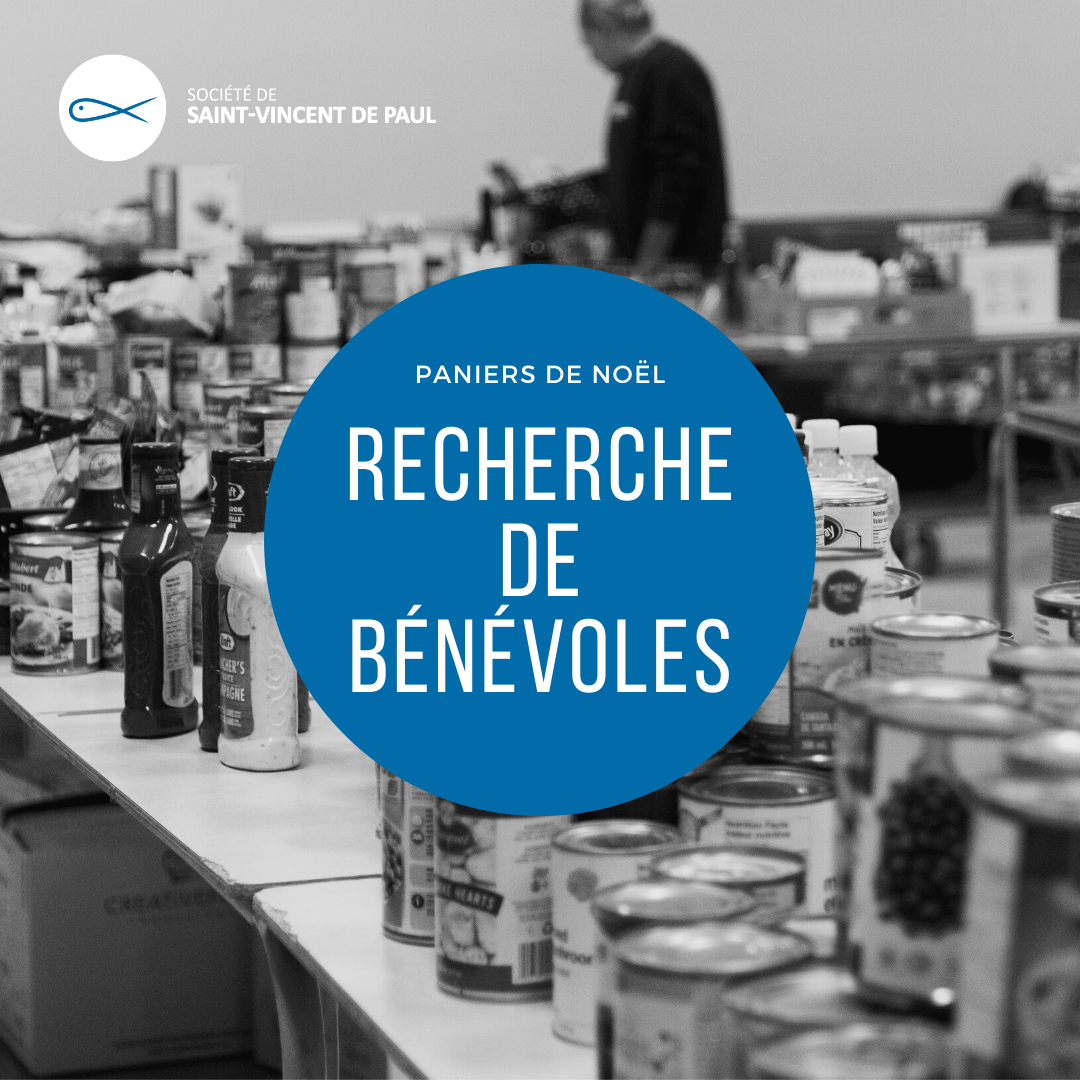 Bénévoles recherchés pour les Paniers de Noël
