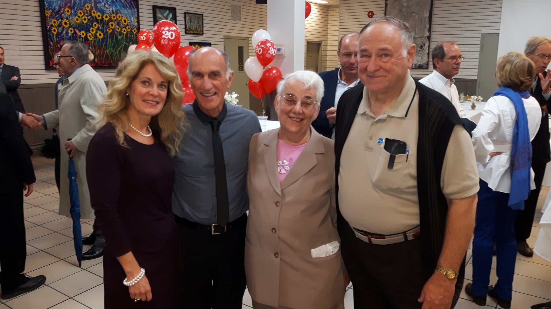 Deux présidents au 20e anniversaire de la réouverture de l’Accueil Bonneau