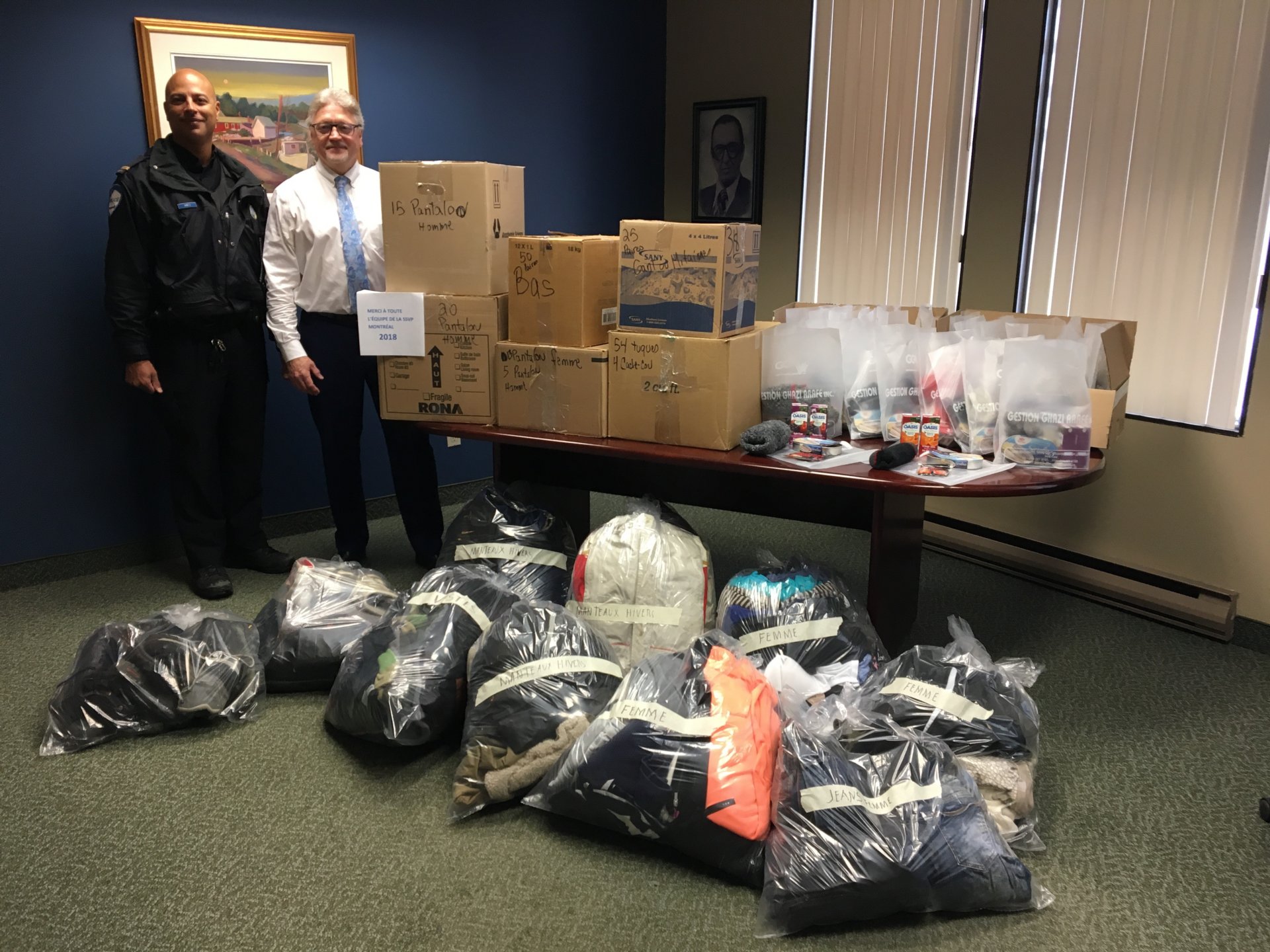 Des vêtements pour les personnes en situation d’itinérance de Montréal