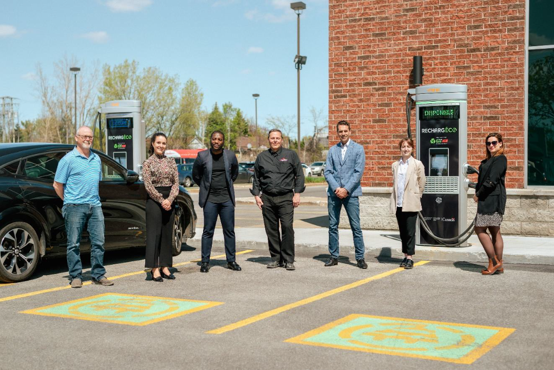 Des bornes de recharge au profit de la SSVPM à Laval